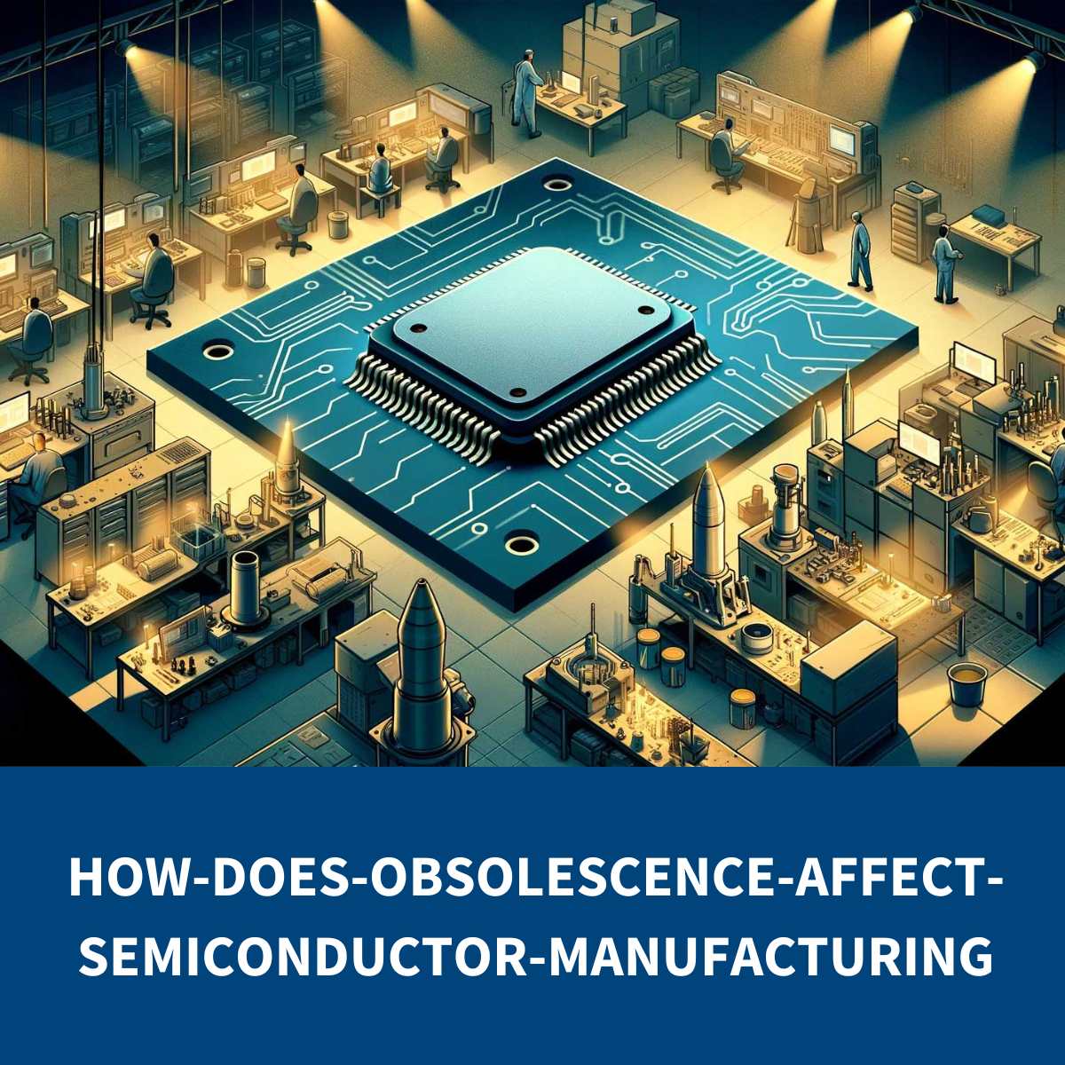 How does obsolescence affect the semiconductor manufacturing process?