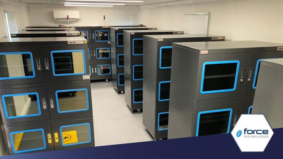 Long term storage of components for defence